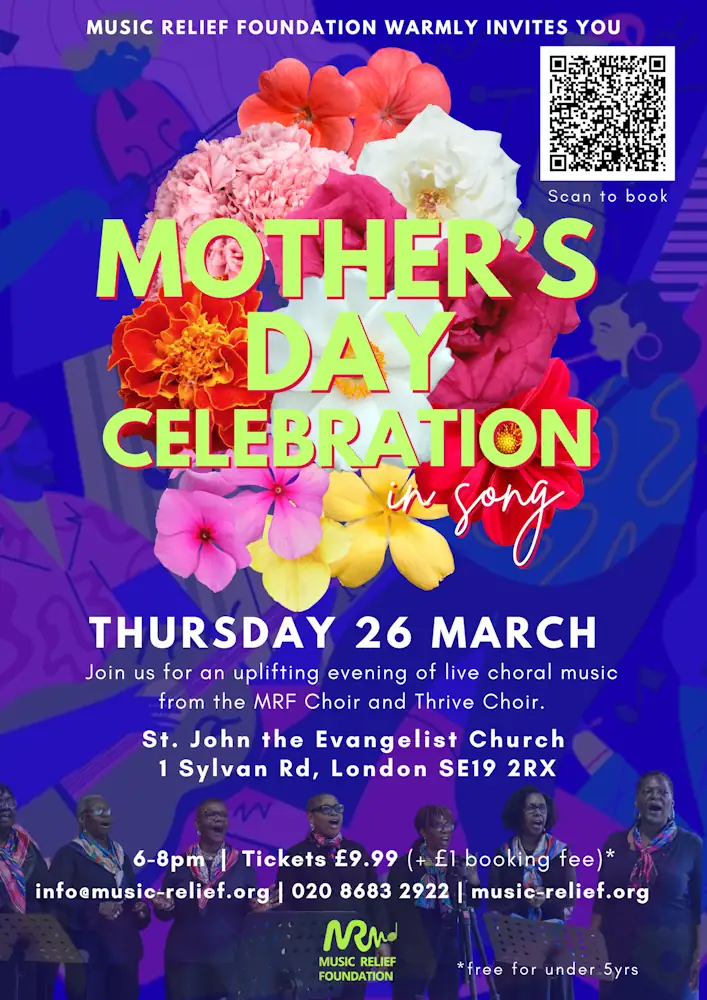 MRF Mother's Day Choral Celebration Flyer